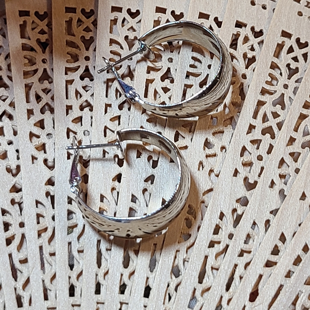 Silver Hoop Earrings